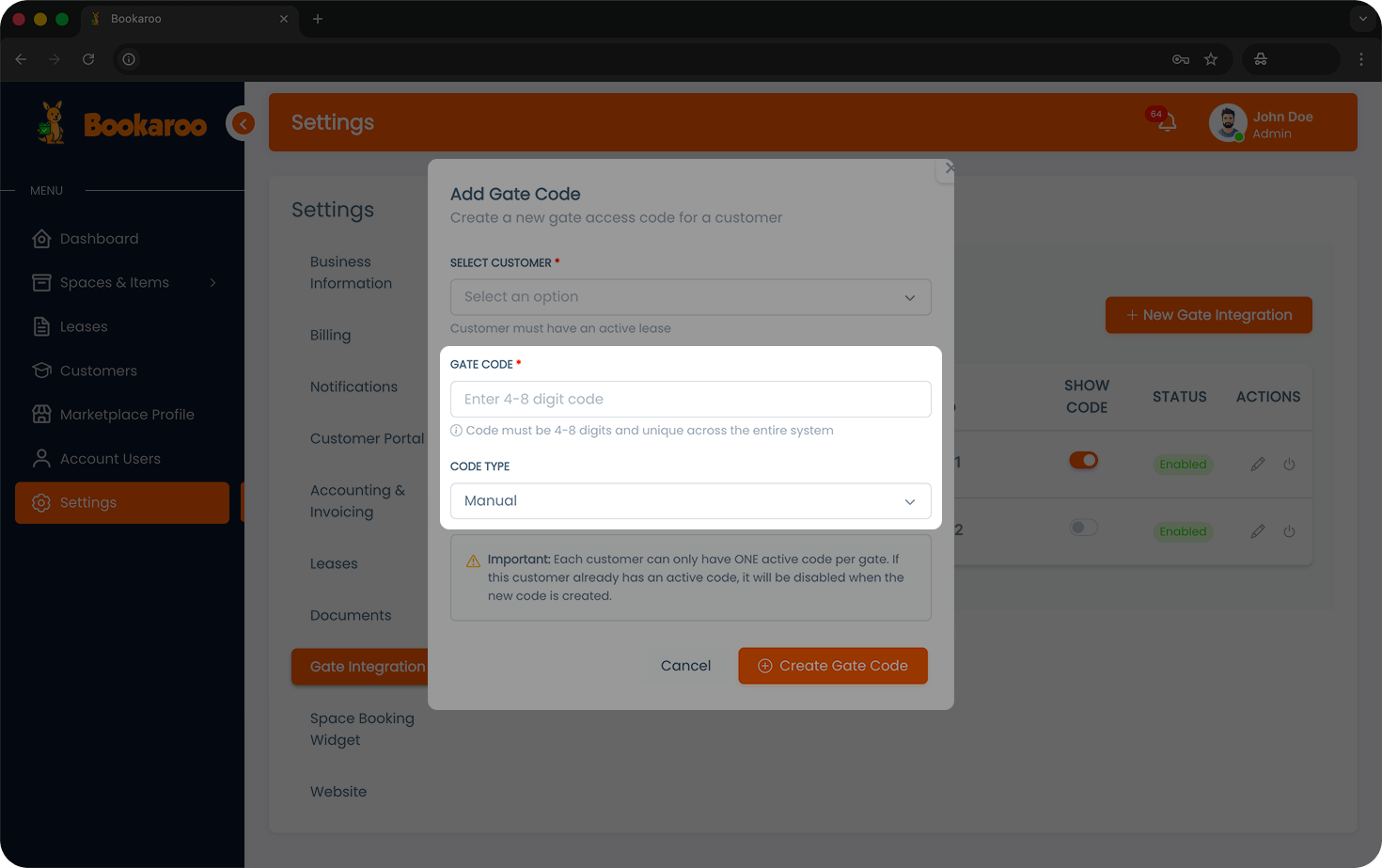 Generate codes