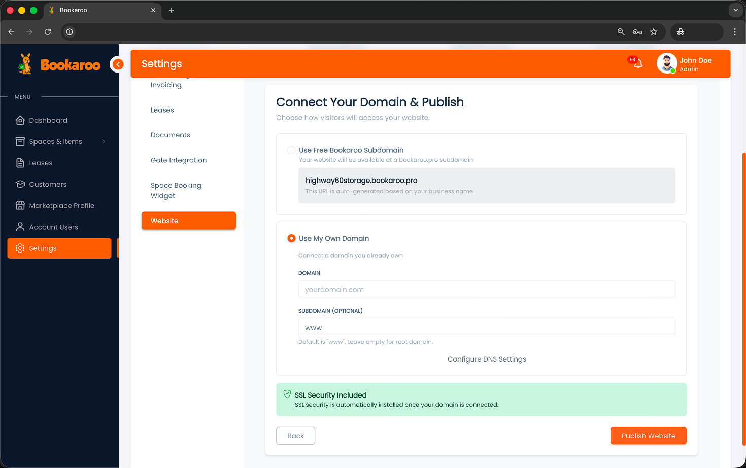 Connect your domain